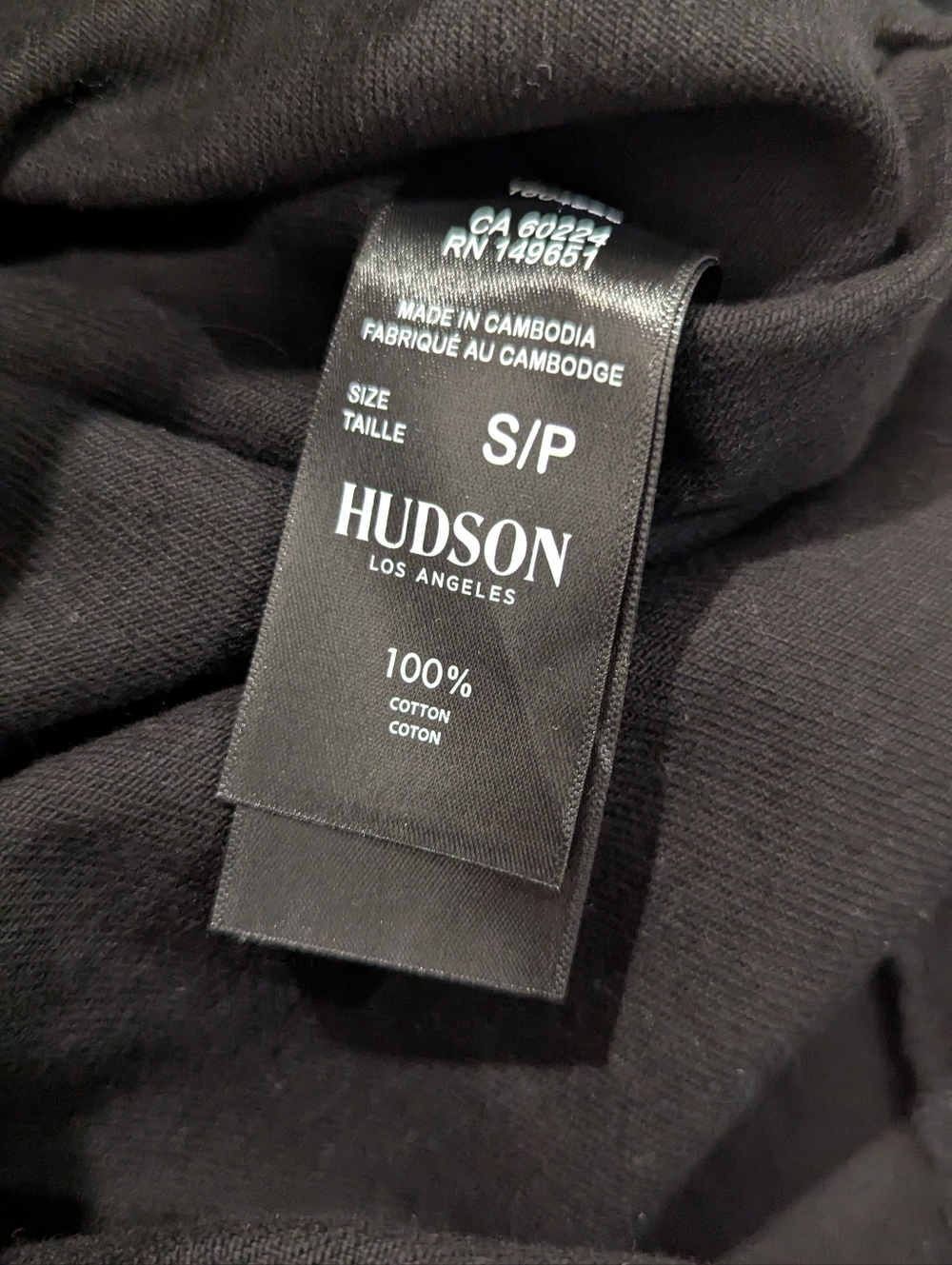 Hudson Jeans Women Oversized Denim Shacket Washed Black Cotton Shirt Jacket S - Picture 3 of 9